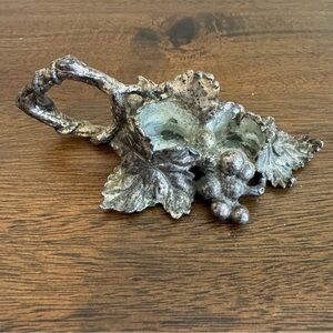 Arthur Court Grapes Chamber Double  Candle Stick Holder Signed 1998